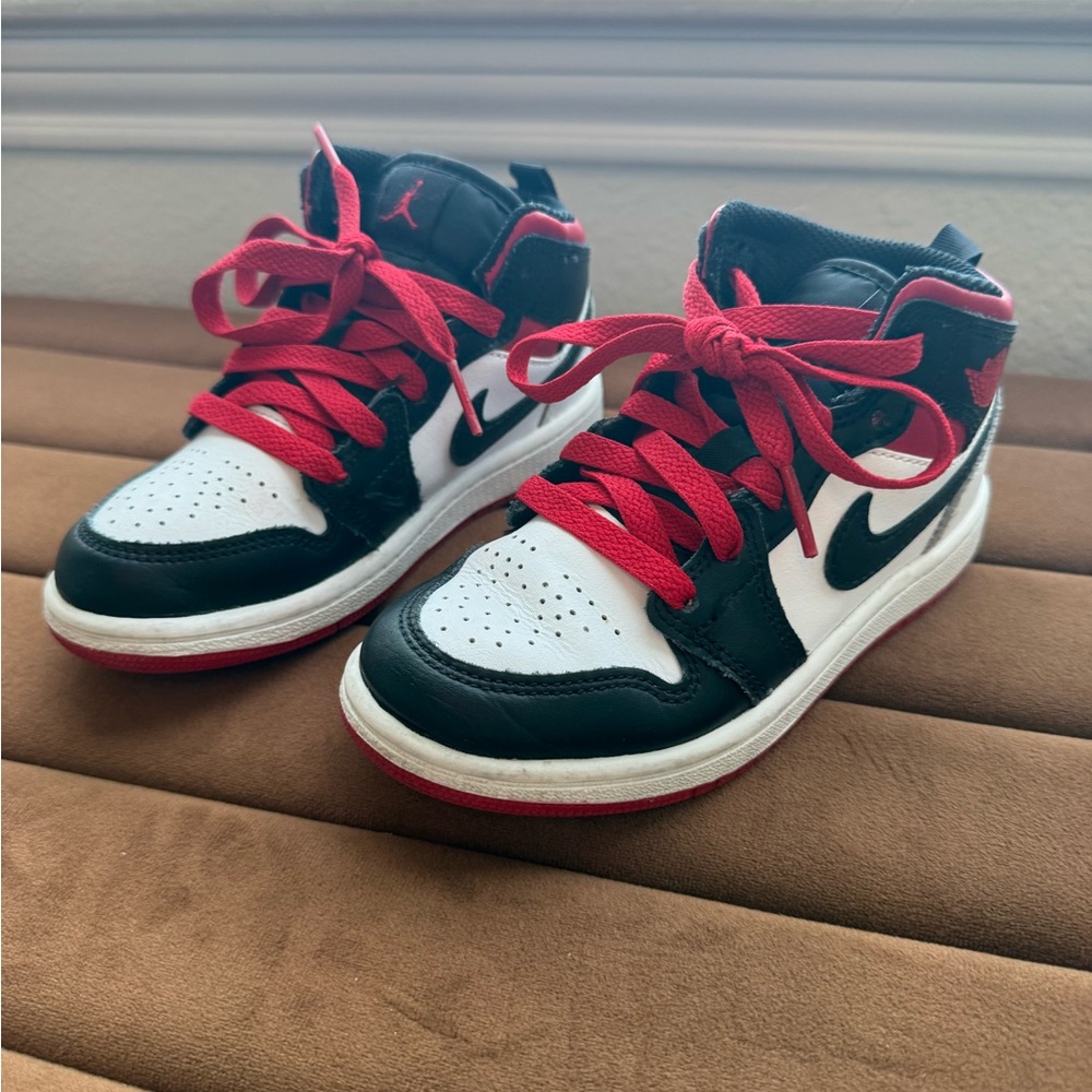 Nike Air Jordan Kids Sneakers - Black, White, Red